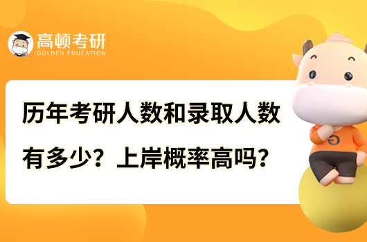 歷年考研人數(shù)和錄取人數(shù)有多少？上岸概率高嗎？